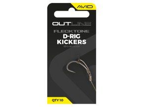 avid carp rovnatka outline flecktone d rig kicker