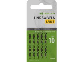korum karabinka smokescreen link swivels 10 ks (1)