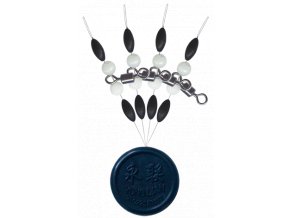 Swivel with Pearl Beads and Rubber Stopper