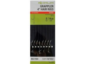 korum navazec grappler 4 hair rigs barbed 10 cm
