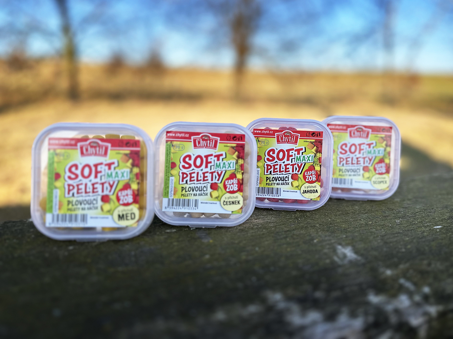 Soft pelety MAXI - plovoucí – ČESNEK