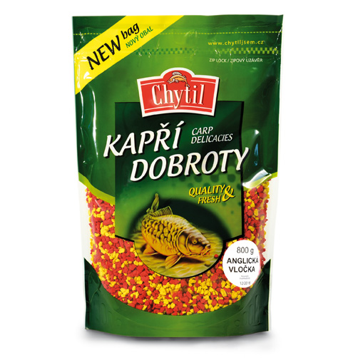 Anglická vločka Chytil 800g žlutá + červená
