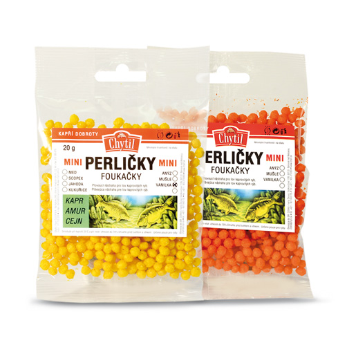 Perličky foukačky Chytil MINI 4 mm 20 g Med