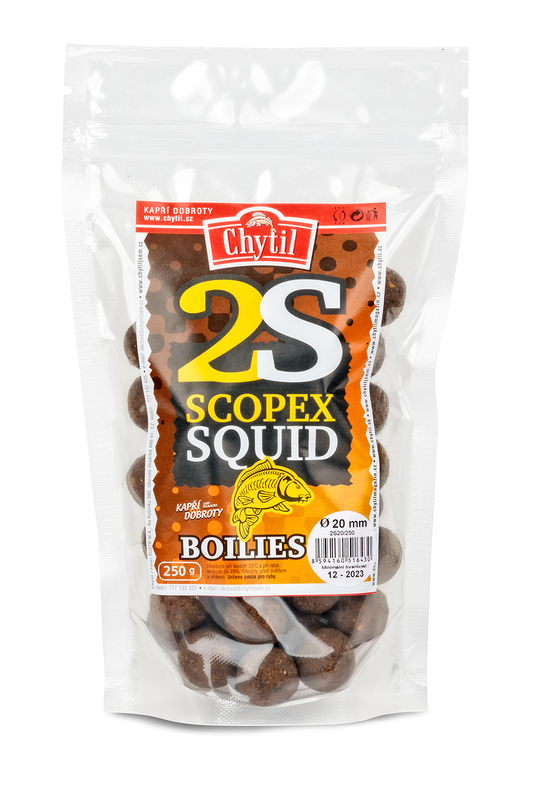 Boilies 2S - Scopex/Squid 22mm/250g