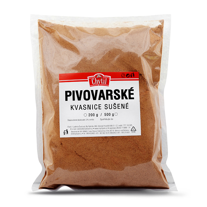 Pivovarské kvasnice sušené 500g
