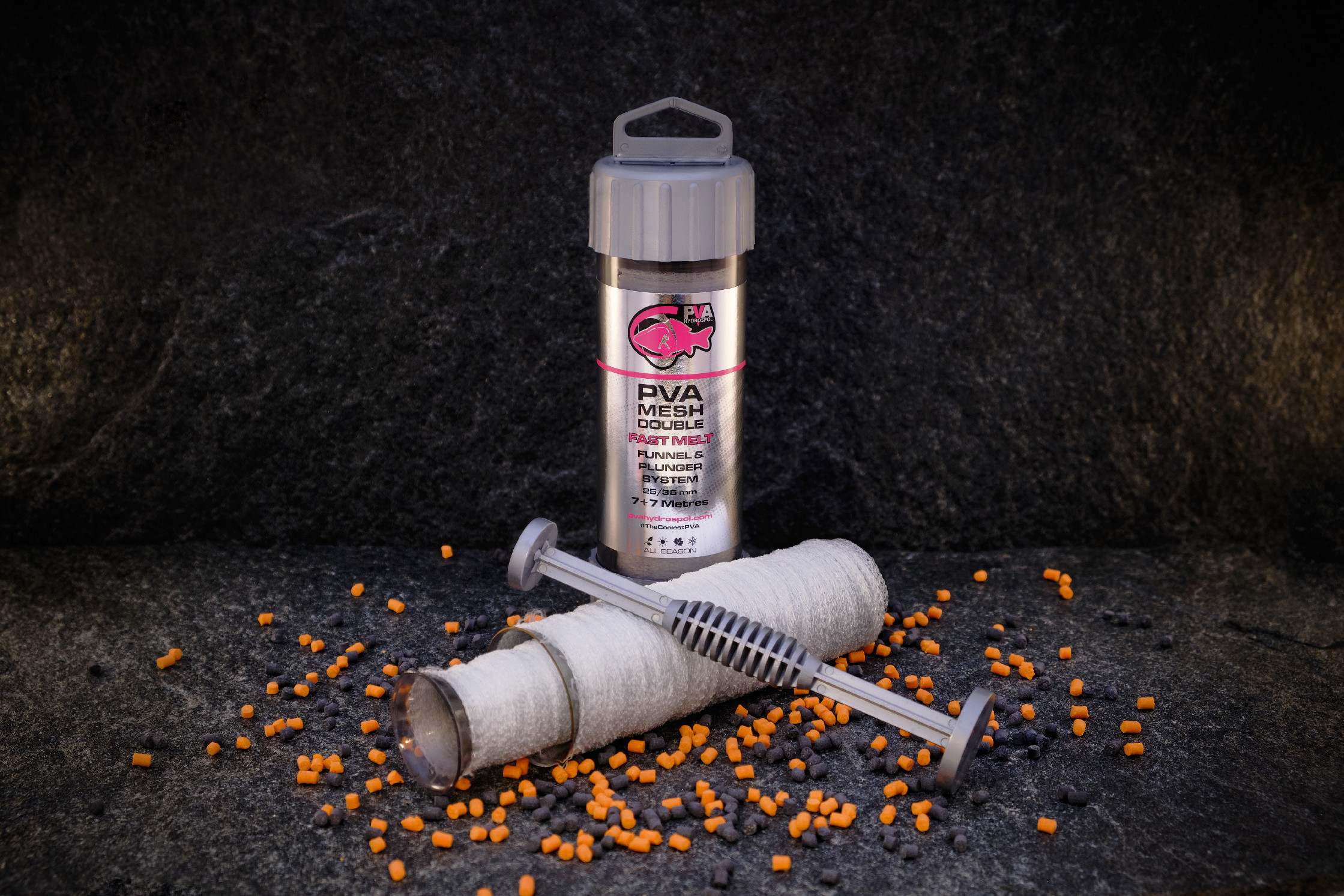 PVA punčocha + plnič PVA Hydrospol Fast Melt 2v1 25+35mm 7+7m