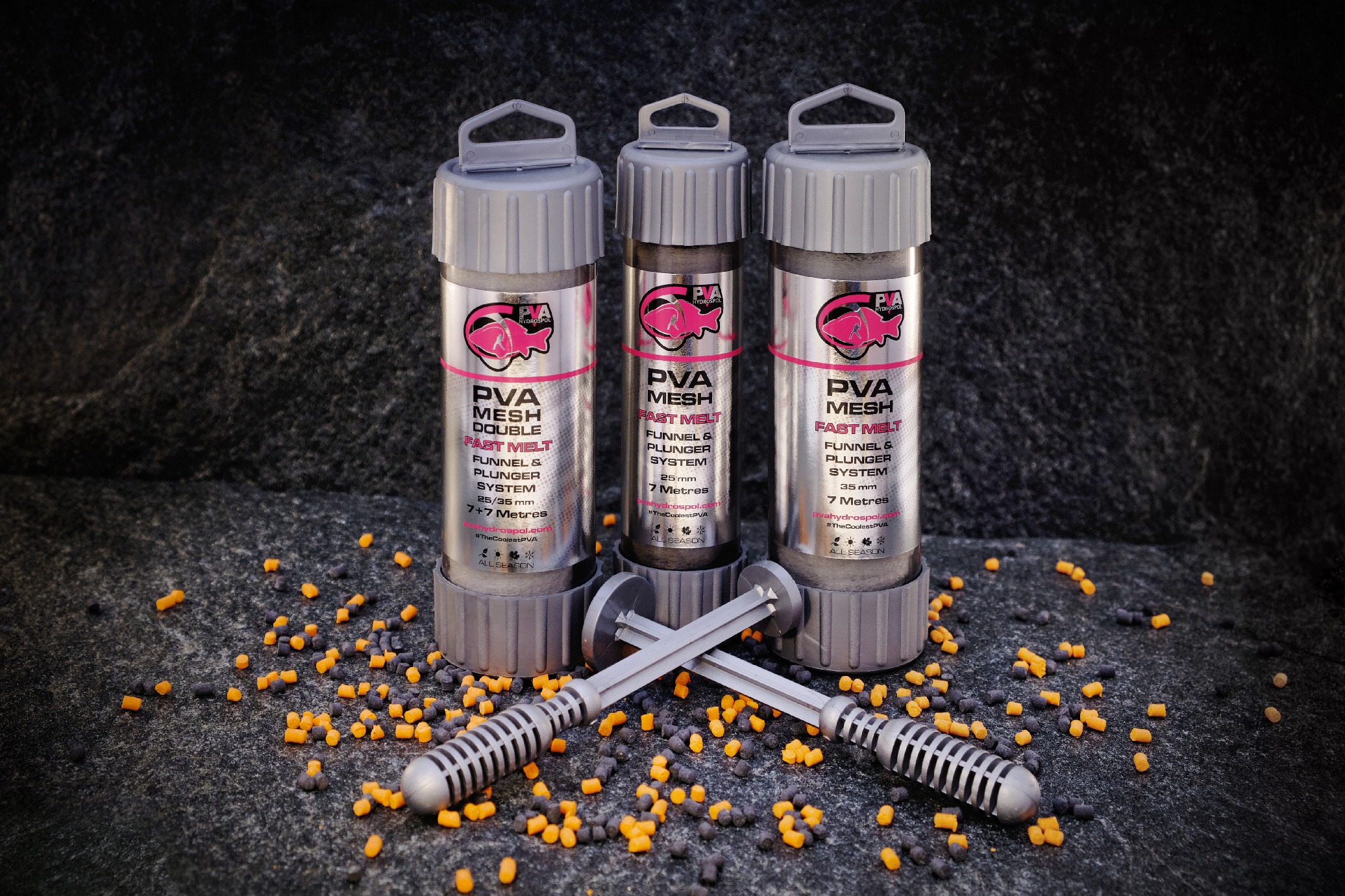 PVA punčocha + plnič PVA Hydrospol Fast Melt 2v1 25+35mm 7+7m
