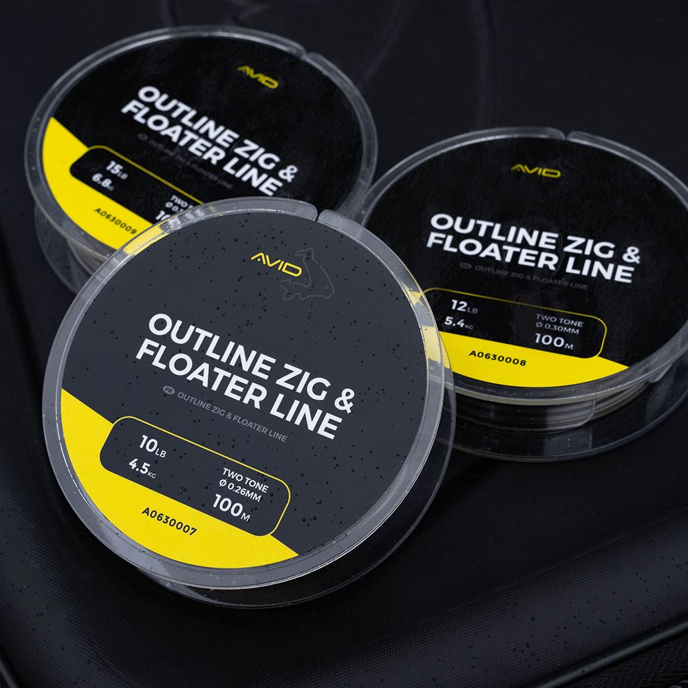 Vlasec Avid Carp Outline Zig & Floater Line 100m 0,33mm 15lb