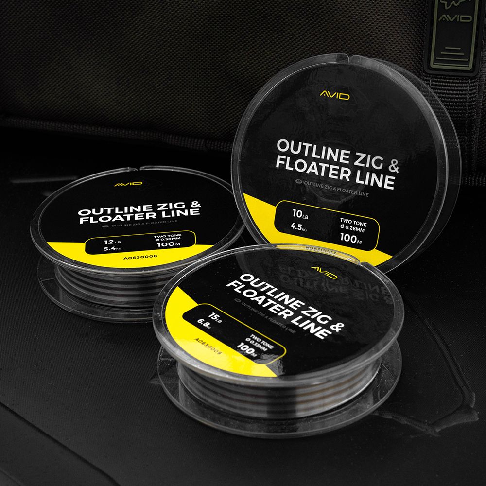 Vlasec Avid Carp Outline Zig & Floater Line 100m 0,33mm 15lb