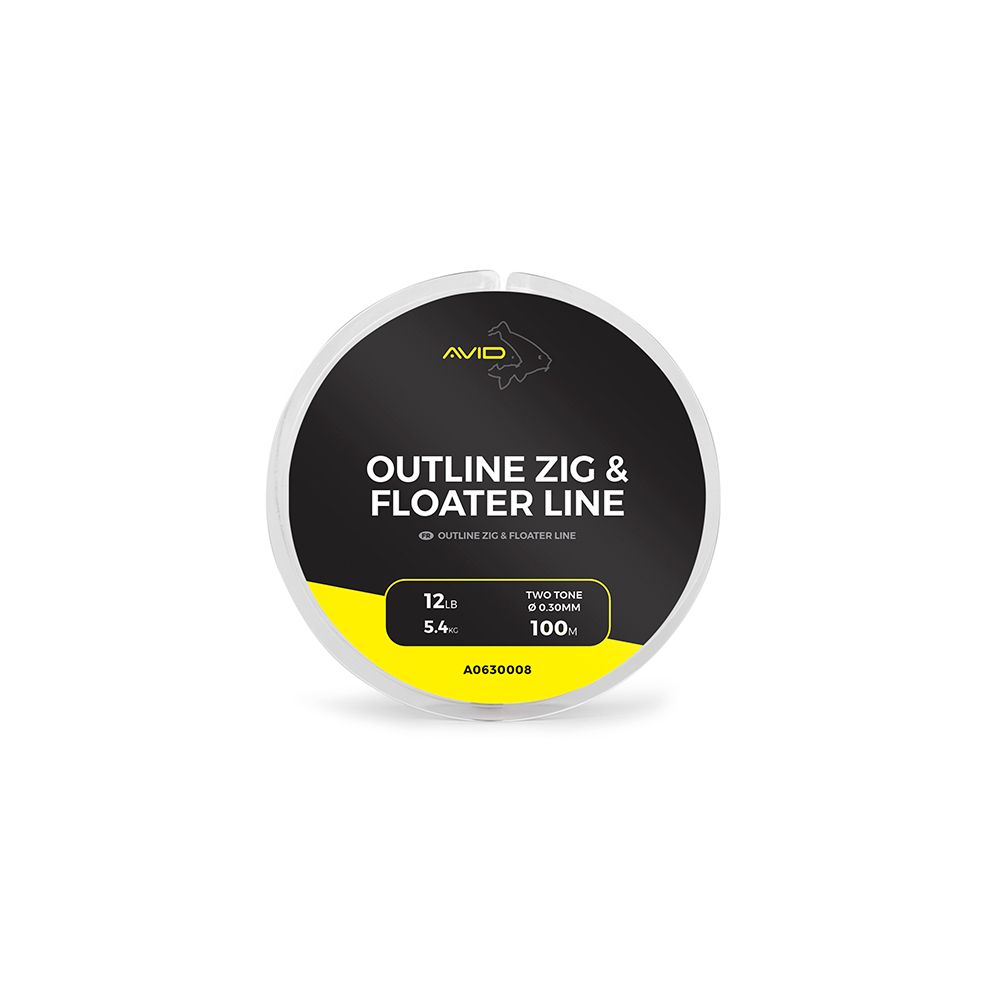 Vlasec Avid Carp Outline Zig & Floater Line 100m 0,33mm 15lb