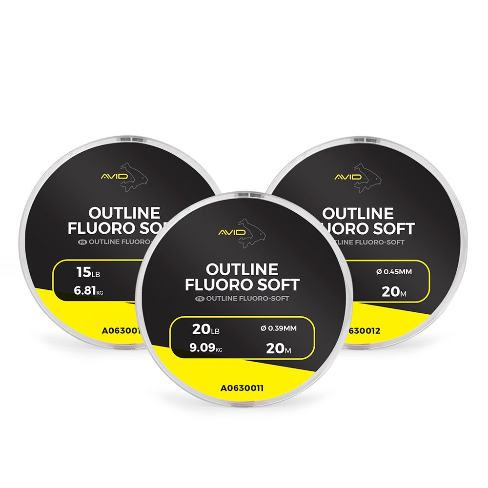 Vlasec Avid Carp Outline Fluoro Soft 20m 0,45mm 25lb