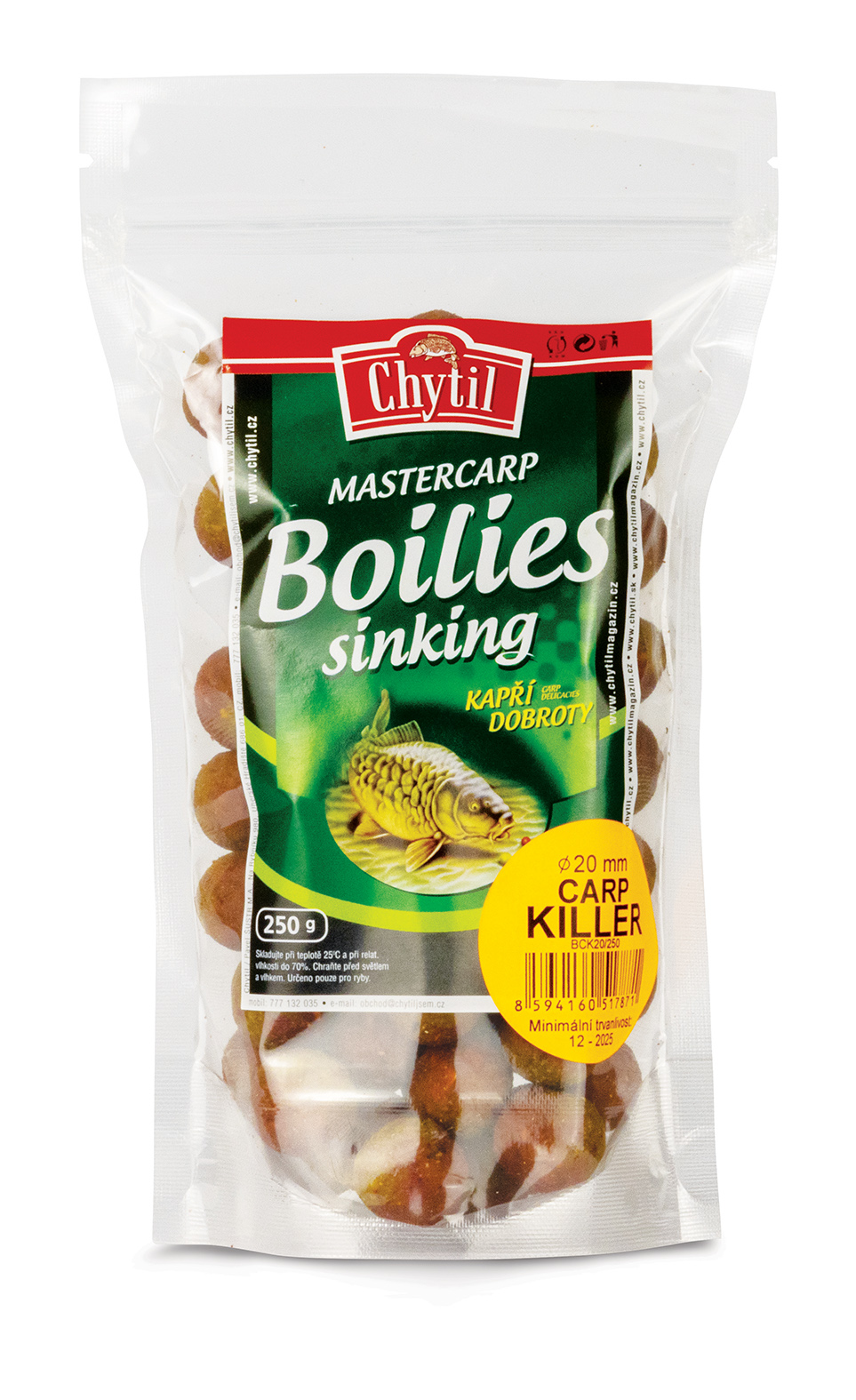 Master Carp Boilies 20 mm, 250 g – AMUR