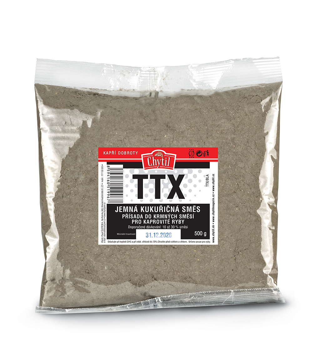 TTX - mletá kukuřičná placka 500 g – Černá