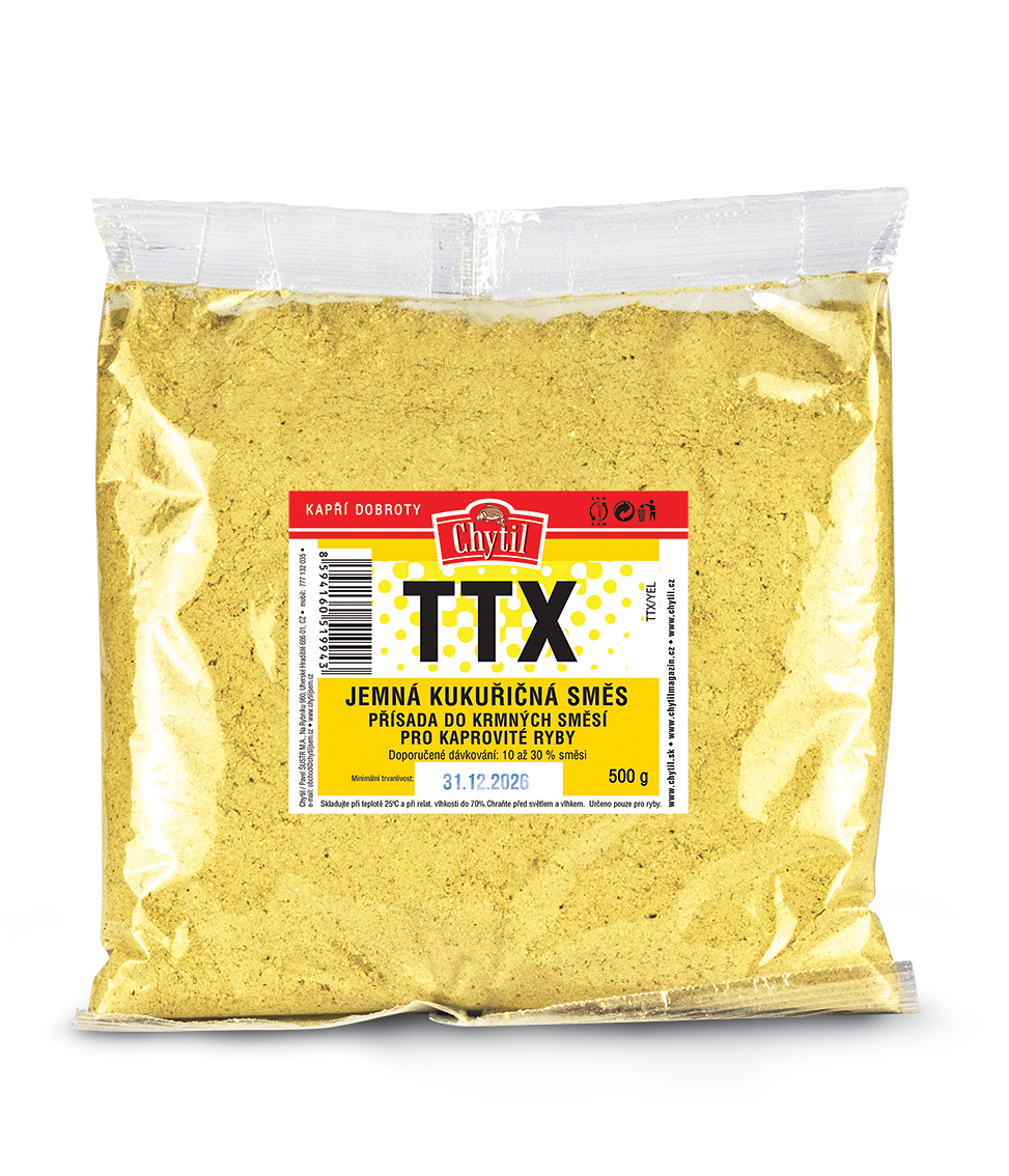 TTX - mletá kukuřičná placka 500 g – Černá