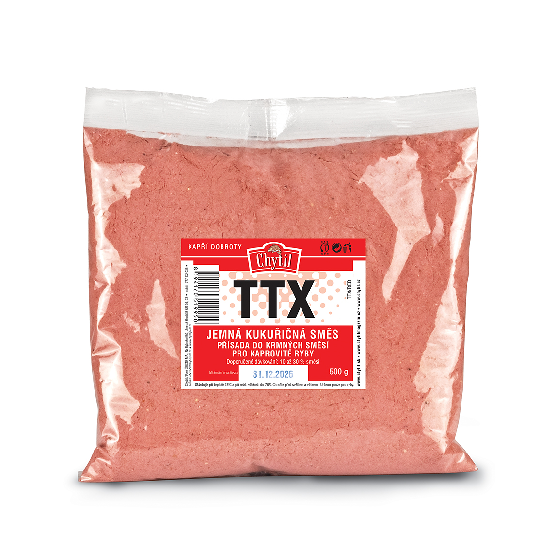 TTX - mletá kukuřičná placka 500 g – Černá