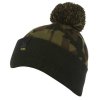 avid carp cepice black and camo bobble hat