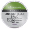 korum spletana snura limitless sinking feeder braid 300 m