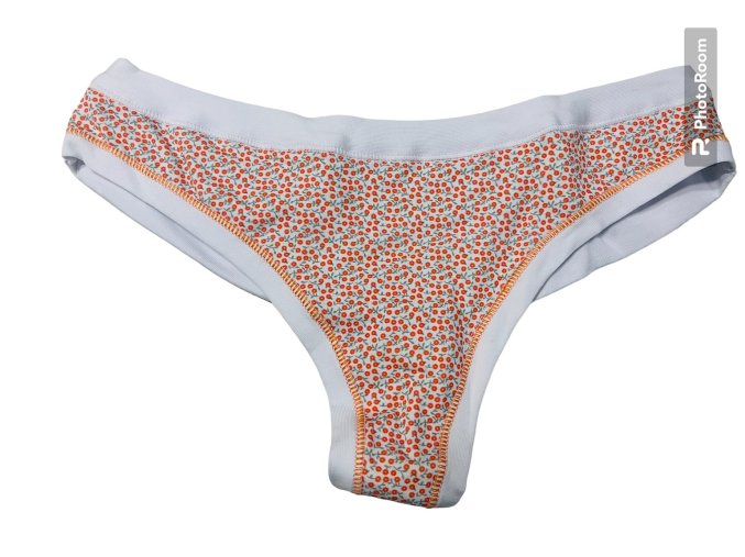 Art. 5666 Bianco/Arancio kalhotky dámské Lovelygirl