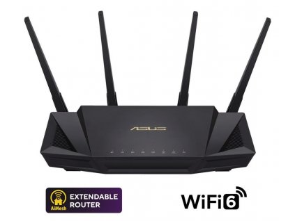 ASUS RT-AX58U V2 (AX3000) WiFi 6 Extendable Router, AiMesh, 4G/5G Mobile Tethering 4718017331333