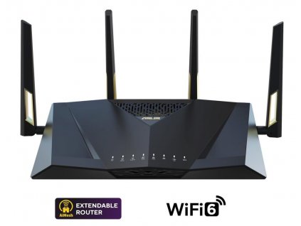 ASUS RT-AX88U Pro (AX6000) WiFi 6 Extendable Router, AiMesh, 4G/5G Mobile Tethering 4711081911104