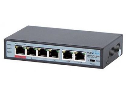 MaxLink PoE switch PSBT-6-4P-250, 6x LAN/4x PoE 250m, 802.3af/at/bt 05539900000000