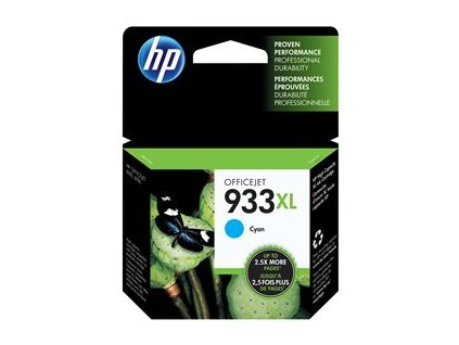 HP 933XL - Vysoká výtěžnost - azurová - originální - inkoustová cartridge - pro Officejet 6100, 6600 H711a, 6700, 7110, 7510, 7610, 7612 0886111749027