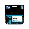 HP 963 - 10.74 ml - azurová - originální - Officejet - inkoustová cartridge - pro Officejet Pro 9010, 9012, 9014, 9015, 9016, 9019, 9020, 9022, 9025 0192545866354