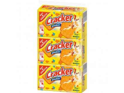 G&G Cracker slané krekry 3 x 75g, 225g