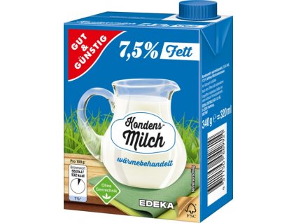 G&G Kondenzované mléko 7,5%, 340 g