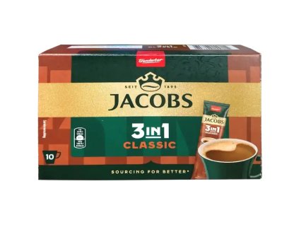 Jacobs instantní káva 3v1 Classic 10ks 120g