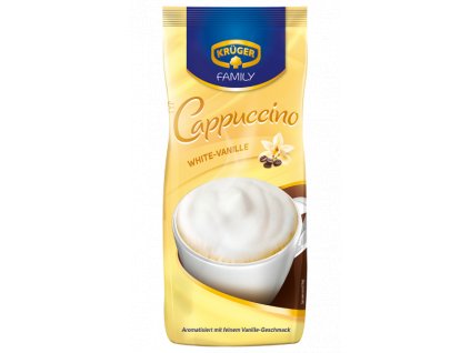 Krüger bílé Cappuccino s příchutí vanilky 500 g