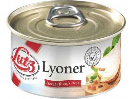 Lutz Lyoner paštika 78% masa 125g