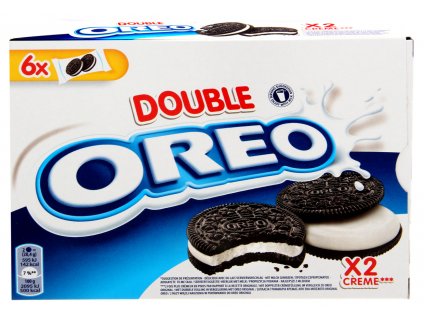 Oreo double kakaové sušenky s vanilkovým krémem 170g