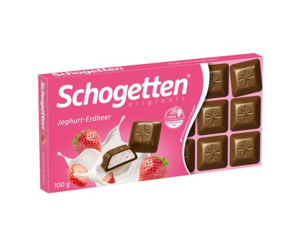 Schogetten s jogurtem a jahodami 100g