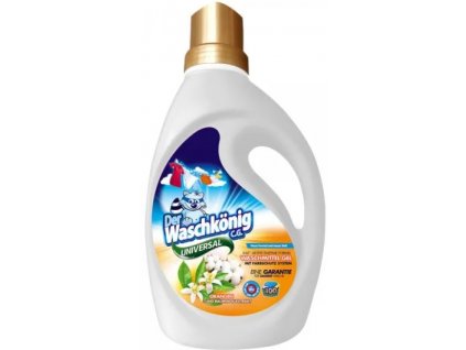 WaschKönig Universal prací gel s extraktem z pomeranče a bavlny 100 dávek, 3 l