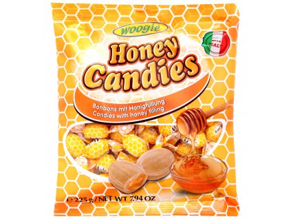 Woogie Honey Candies Medové bonbóny 225g