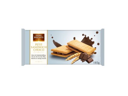 Sandwich biscuits with chocolate filling 185g Image 1 Zoom image