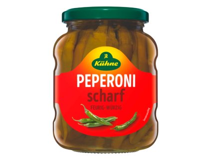 Kühne ohnivě pálivé feferonky 300 g