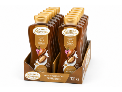 Spuma di Sciampagna Olio di Argan e Patchouli 12x650 ml masterpack