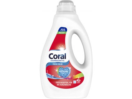 Coral Color Fresh prací gel na barevné prádlo 1l 20PD