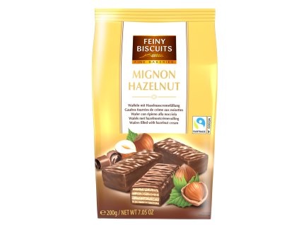 Mignon Waffeln mit Haselnusscremefuellung 200g Bild 1 Zoombild