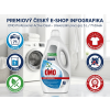 Omo Professional Active Clean 71 dávek 5 l - infografika