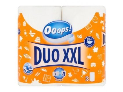 Kuchynské utierky Duo XXL ,2 vrstové,2 rolky "Ooops!