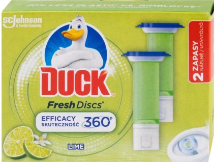 Duck Fresh Discs WC NÁPLŇ 2x36ml Limetka Ks