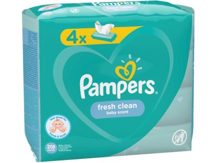 Pampers detské obrúsky 52ks Fresh Clean Ks