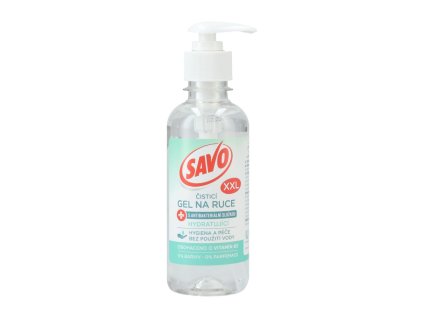 Savo čistiaci gel na ruky 250ml Antibacterial & Hydrating Pump (SK) Ks