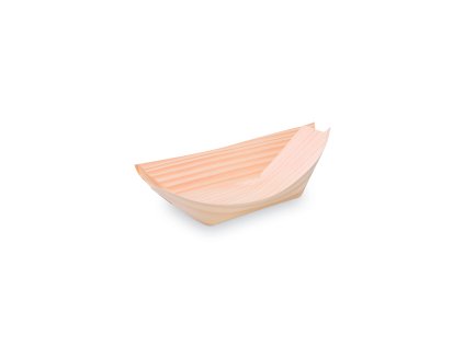 Fingerfood miska drevená lodička 13 x 8 cm [100 ks]