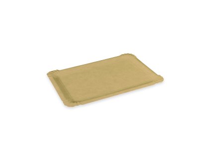 Papierová tácka (FSC Mix) nepremastiteľná kraft 20 x 13 cm `č.4` [250 ks]
