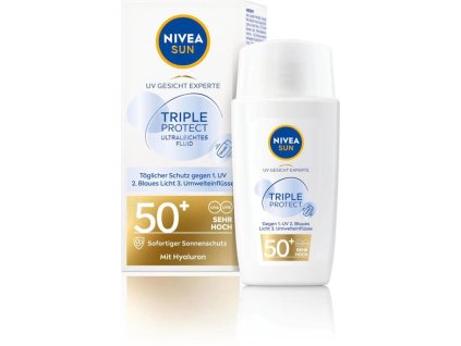 Nivea Sun krém SPF50+ 40ml UV Triple Protect Ks