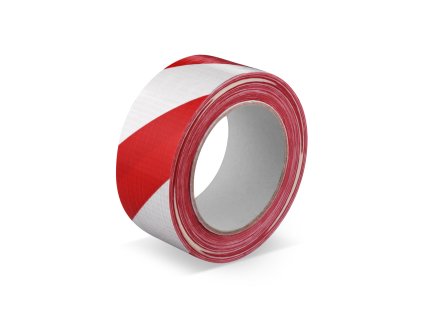 Lepiaca páska s tkaninou červeno/biela 50mm x 33m [1 ks]